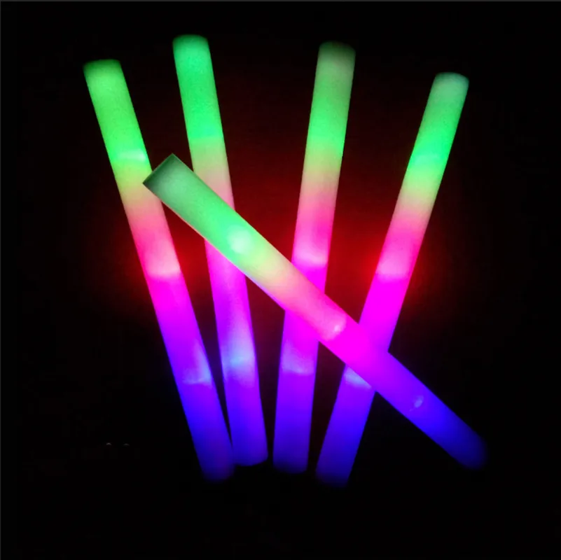 LED Foam Glow Sticks Colorful Flashing SwordsGuns For Weddings, Birthdays,  And Parties Glow In The Dark Rechargeable Led Light Up Stickers 230614 From  Dao008, $12.82